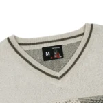 “sashiko v2” knit T Shirt beige (2)