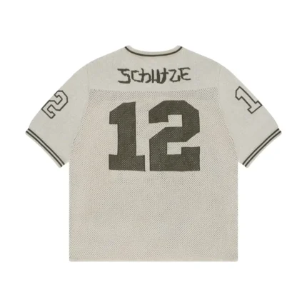 “sashiko v2” knit T Shirt beige (4)