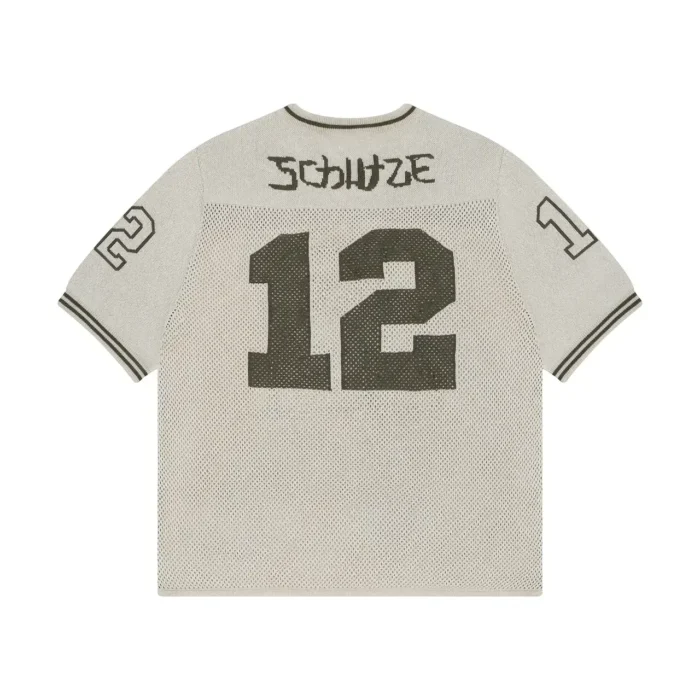 “sashiko v2” knit T Shirt beige (4)