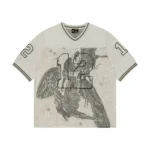 “sashiko v2” knit T Shirt beige (5)