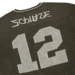 “sashiko v2” knit T Shirt brown (2)