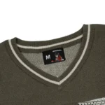 “sashiko v2” knit T Shirt brown (4)