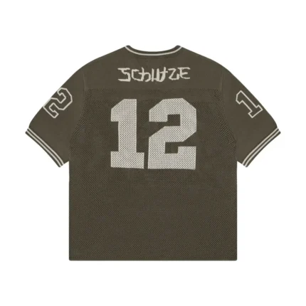 “sashiko v2” knit T Shirt brown (5)