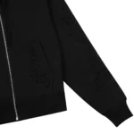 “western” Zip Up Hoodie black (3)