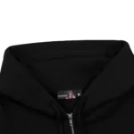 “western” Zip Up Hoodie black (5)